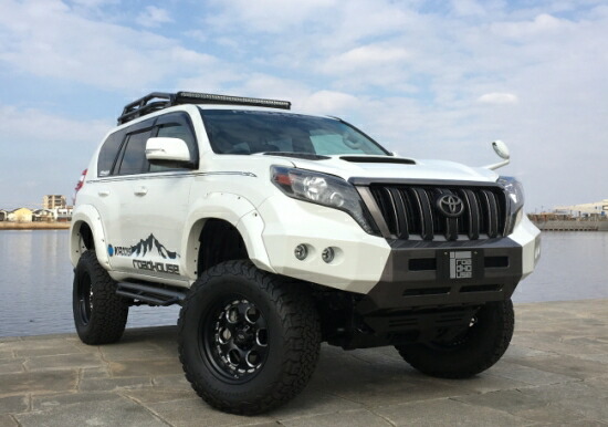 ロードハウス ランドクルーザープラド 150系 中期 KADDIS フロントバンパーTYPE-XT