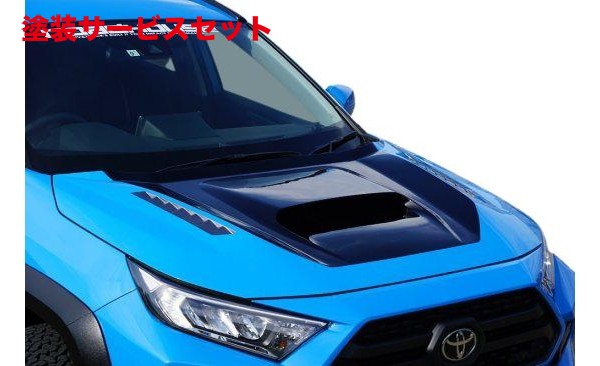 当社塗装品 ロードハウス RAV4 50 KADDIS エアロボンネット