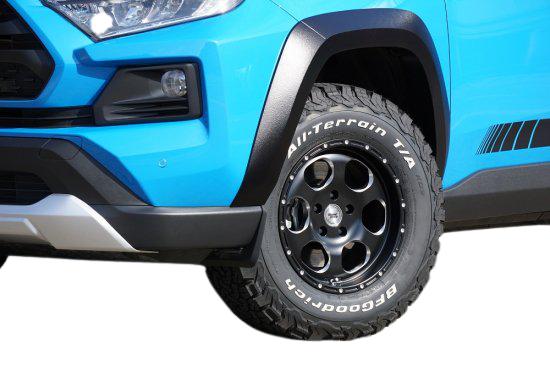 ロードハウス RAV4 50 アドベンチャー専用 KADDIS AR4オーバーフェンダー ふちゴムカラー ブラック