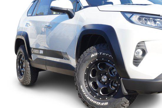 ロードハウス RAV4 50 ハイブリッド / GZ / G / X用 KADDIS AR4オーバーフェンダー ふちゴムカラー グレー
