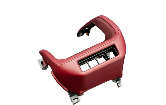 グラージオプリウス 60系 ダッシュガーニッシュ RH(運転席側) 赤内装用 ダークローズ革スムース パンチング加工有り 60プリウス|オートパーツ ダイレクト