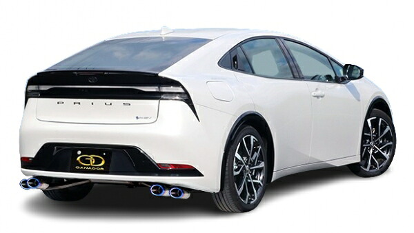ガナドールプリウス MXWH61 PHEV Zグレード PAS-103ST 4本出しマフラー ブルーグラデーション｜オートパーツ ダイレクト