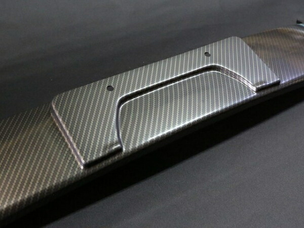 シックスセンスプリウス 50 前期 純正バンパー用ガーニッシュ(ブラックカーボン調) ソナー無し車専用｜オートパーツ ダイレクト