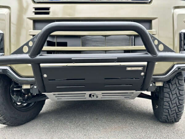 カースタイル ハイゼットカーゴ デッキバン 700系 フロントバンパーガードキット ステンレススキッドプレート付