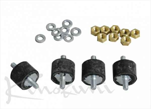 キノクニ キノクニ Kinokuni MSD バイブレーションマウント ボルト:1/4 (6.4Φ)×L44mm 4Qty