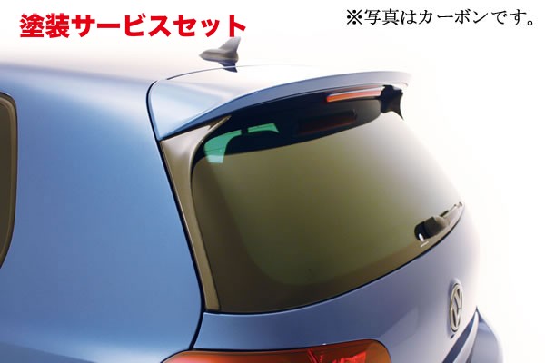 当社塗装品 ガレージベリーGOLF 6 GTI リアウインドウ サイドスポイラー|オートパーツ ダイレクト