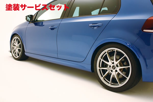 当社塗装品 ガレージベリー GOLF 6 TSI ローダウンフェンダートリム