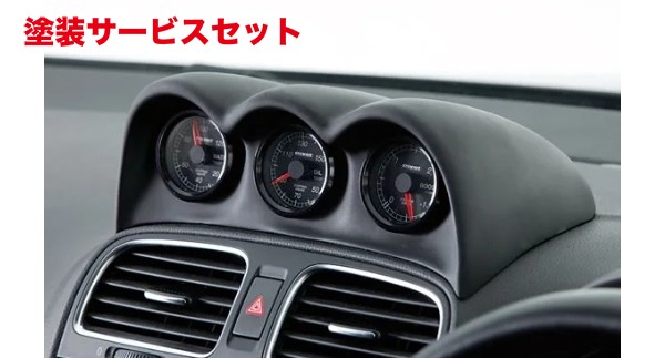 当社塗装品 ガレージベリーGOLF 6 R 3連メーターパネル カーボン製｜オートパーツ ダイレクト