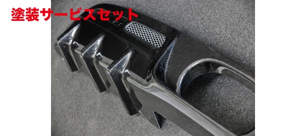 当社塗装品 ノブレッセ CR-Z ZF1/2 リアディフューザー カーボン製 クリア塗装無 センターメッシュ無