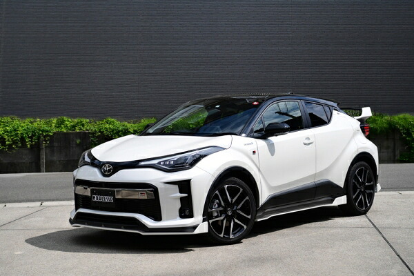 ノブレッセ C-HR 10/50系 GRスポーツ エアロ3点セット ホワイトパールクリスタルシャイン/ ブラックマイカ ツートン塗装済