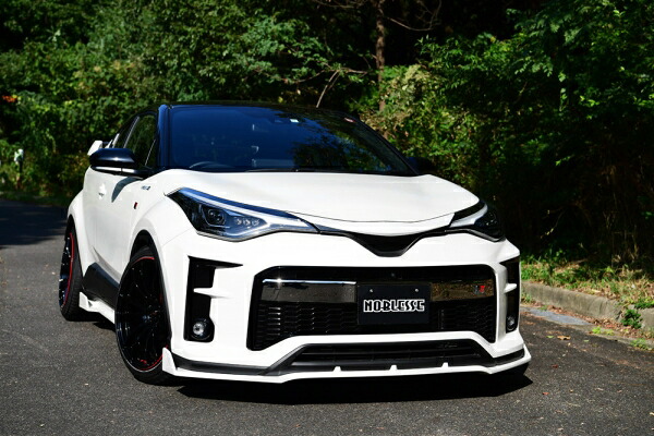 ノブレッセ C-HR 10/50系 後期 マークレスグリル 塗分塗装済 ホワイトパールクリスタルシャイン/ ブラックマイカ