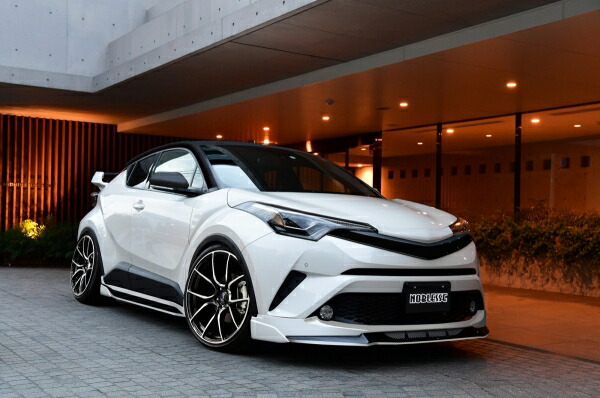 ノブレッセ C-HR 10/50系 フロントリップ スポイラー イエロー/ブラックマイカ塗分塗装済