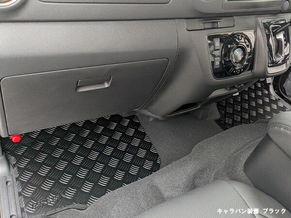 エセックス CRS シーアールエス キャラバン E26 プレミアムGX / GRANDプレミアムGX 標準ボディ ESアルミフロアパネル ブラック 助手席のみ