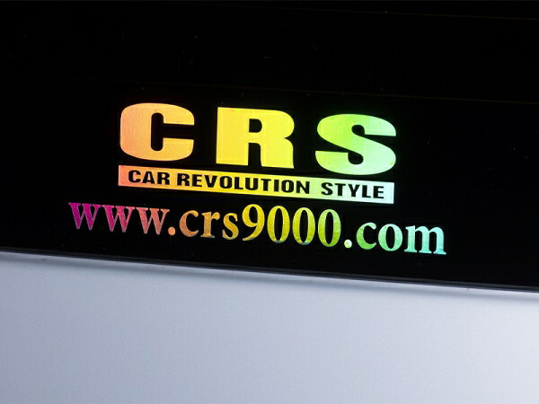 エセックス CRS シーアールエス ロゴ&アドレス ホログラムステッカー 大 (T)W435