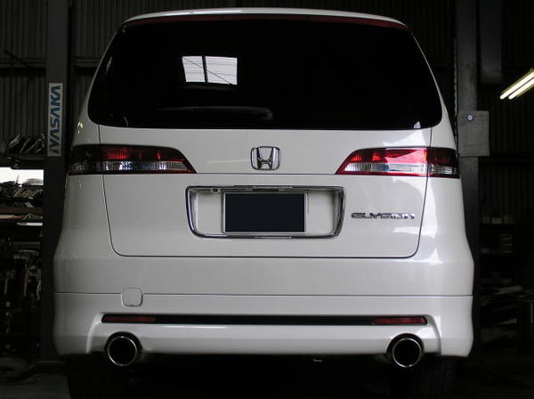 ノブレッセ エリシオン 左右2本出し マフラー タイプ lll ハーフステン/2WD/2400cc