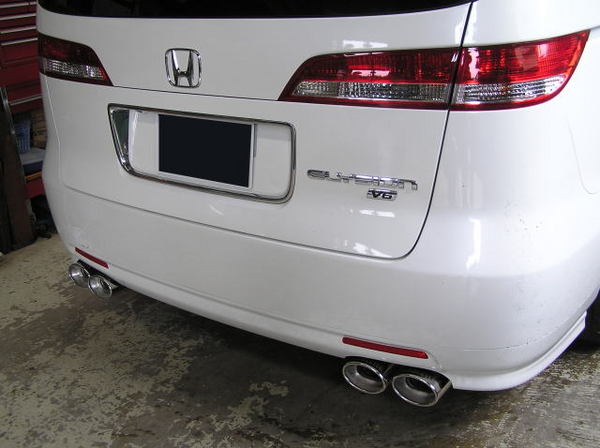 ノブレッセ エリシオン 左右4本出し マフラー タイプ8 オールステン/2WD/3000cc