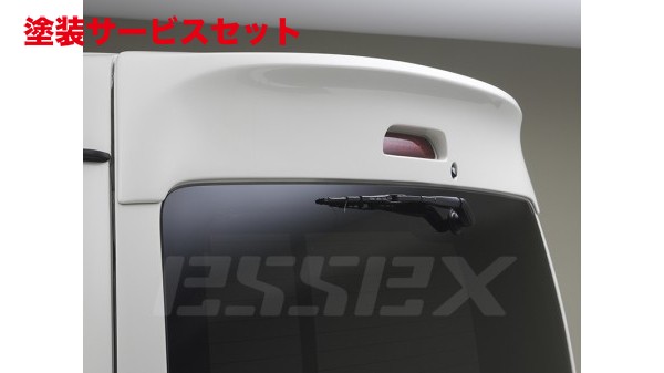当社塗装品 エセックス CRS シーアールエス ハイエース 200系 ワイドボディ リアウイング バージョン2 FRP製