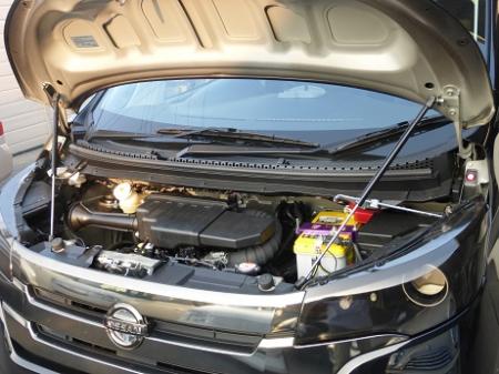 楽天市場】デイズ ハイウェイスター B21W ボンネットダンパー ブラック