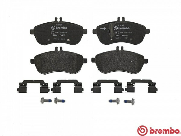 ブレンボ ブレンボ(brembo) ブレーキパッド MERCEDES BENZ W204 (SEDAN) [ 204047 ][ 09/08～14/07 ][ FRONT ] 【 セラミック | Avantgarde 125! Edition / Option AMG Sport Package 含む/《グレード》C250 (1.8TURBO) 】