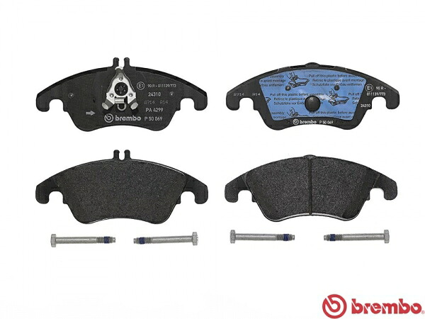 ブレンボ ブレンボ(brembo) ブレーキパッド MERCEDES BENZ W212 (SEDAN) [ 212054C212055C ][ 09/05～ ][ FRONT ] 【 セラミック | Avantgarde Limited /AMG Sport Package 含む/《グレード》E300 】