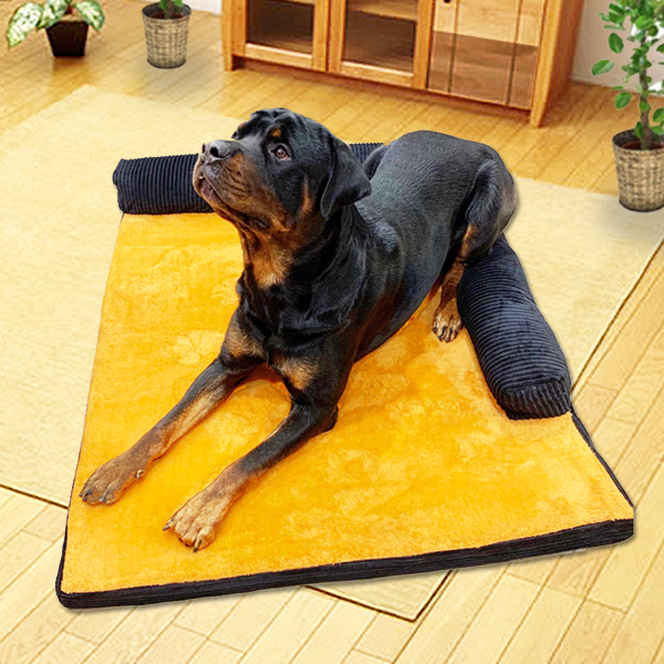 国産 楽天市場 大型犬用 ふわふわボア生地ベッド 犬猫ペット用 カバーが取り外せて洗える枕つきマット Npet Bk Auto Pro Nexus D 高い品質 Lexusoman Com