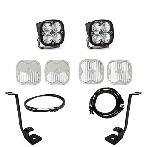Aピラーマウント LED ライト キット フォード F-150 アップフィッタースイッチ付車両 2021年以降現行 Squadron Pro スポットライト ドライビングコンボレンズ ワイドコーナリングレンズ付き BajaDesigns バハデザイン 正規品 58,850円