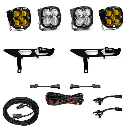 LED フォグライト キット フォード F-150 DRLなし車両 2021年以降現行 Squadron SAE Squadron Pro マルチパターンライト アンバー BajaDesigns バハデザイン 正規品