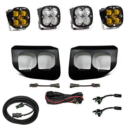LED フォグライト キット フォード F-250 F-350 スーパーデューティー 2020年以降現行 Squadron SAE Pro マルチパターンライト アンバー BajaDesigns バハデザイン 正規品