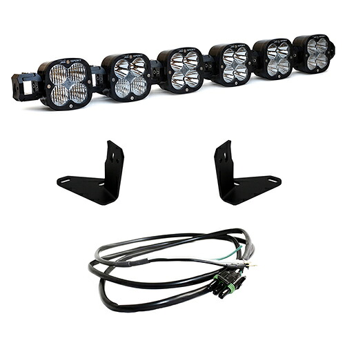 フロントバンパーマウント LED ライト キット フォード ブロンコ アップフィッタースイッチ付車両 2021年以降現行 純正スチールバンパー用 XL Linkable 6連ライトバー BajaDesigns バハデザイン 正規品