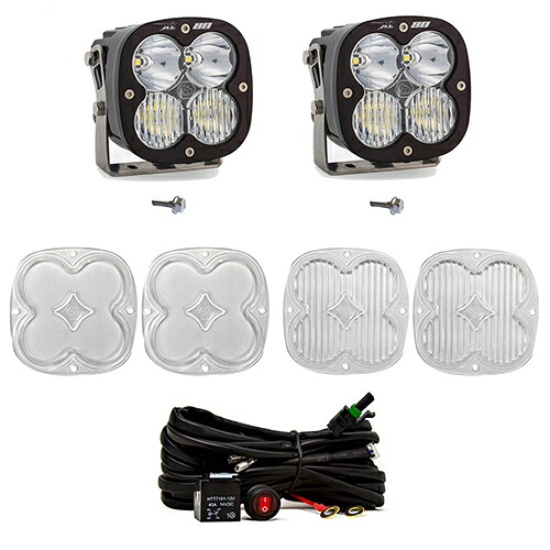 Aピラーマウント LED ライト キット フォード ブロンコ 2021年以降現行 XL80 ドライビングコンボライト スポットレンズ ワイドコーナリングレンズ付き BajaDesigns バハデザイン 正規品