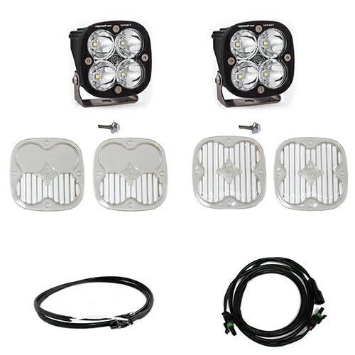Aピラーマウント LED ライト キット フォード ブロンコ アップフィッタースイッチ付車両 2021年以降現行 Squadron Sport スポットライト ドライビングコンボレンズ ワイドコーナリングレンズ付き BajaDesigns バハデザイン 正規品