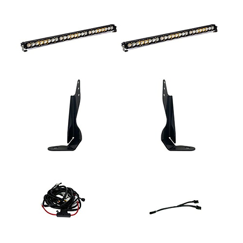 フロントグリルマウント LED バーライト キット GMC シエラ 2500HD 3500HD 2020年以降現行 S8 30インチ デュアル ライトバー BajaDesigns バハデザイン 正規品｜オートプロズ 店
