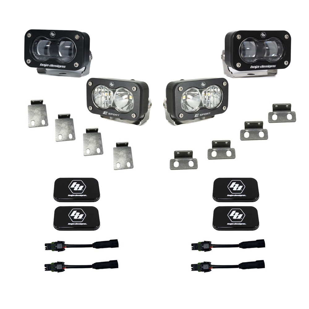 LED フォグライトキット フォード F-150 ラプター 2021年式以降現行 クリア S2 SAE S2 Sport LEDライト BajaDesigns バハデザイン 正規品