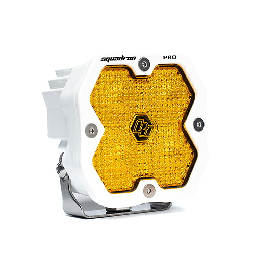 LED シーン ライト Squadron 2.0 Pro 1個 アンバー 本体カラー：ホワイト BajaDesigns バハデザイン 正規品｜オートプロズ 店 38,740円