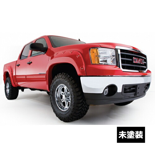 Usブッシュワーカー 直輸入正規品 Bushwacker Gmc シエラ 1500 ボスポケットスタイル フェンダーフレア オーバーフェンダー フロントリアセット マットブラック Lunarhomesdurgapur Com