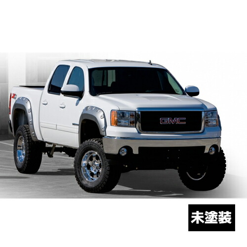 Usブッシュワーカー 直輸入正規品 Bushwacker Gmc シエラ 1500 ボスポケットスタイル フェンダーフレア オーバーフェンダー フロントリアセット マットブラック Lunarhomesdurgapur Com