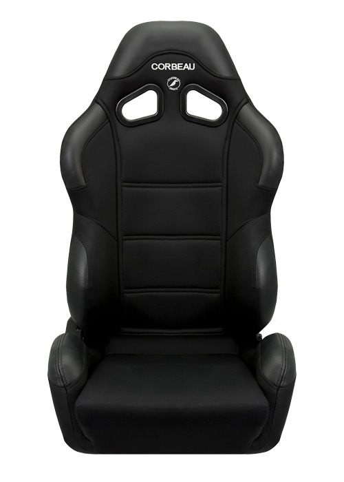 Corbeau 正規品 Cr1 Corbeau リクライニングシート 内装パーツ 助手席セット ワイド 布シート 正規品 ブラック 運転席