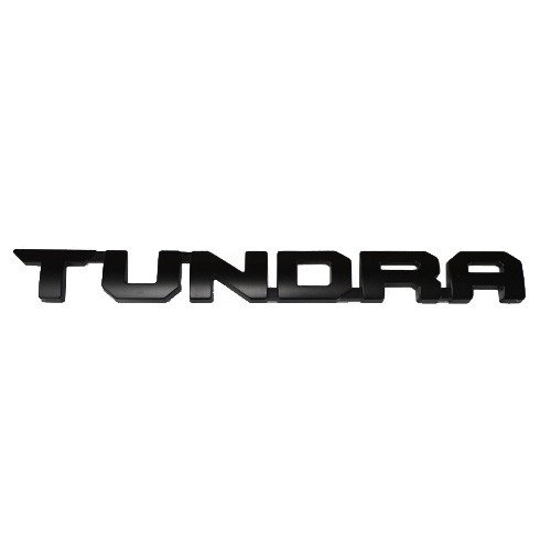 USトヨタ 純正品 TOYOTA タンドラ 2014-2021年式 TRD Pro限定 サイドドアエンブレム ネームプレート マットブラック 左側