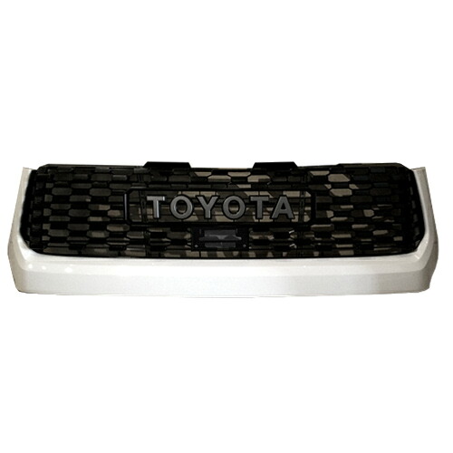 フロントグリル ホワイト トヨタ タンドラ 2019-2021年式 TRD Pro限定 フロントセンサー付き車両用 USトヨタ 純正品|オートプロズ 店