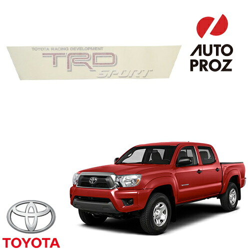 USトヨタ 純正品 TOYOTA タコマ ”TRD Sport Package” TRDスポーツパッケージ デカール/ステッカー 赤文字 1枚