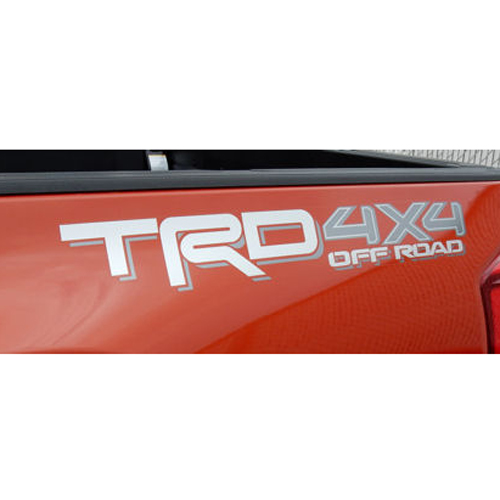 楽天市場 Toyota 純正品 Trd タンドラ 17年式以降 タコマ 16年式以降 Trd Off Road デカール ステッカー シール シルバー グレー オートプロズ 楽天市場店