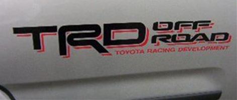 楽天市場 Usトヨタ 直輸入純正品 Trd Toyota タンドラ 全年式適合 Trdオフロード Offroad ステッカー デカール ブラック レッド オートプロズ 楽天市場店