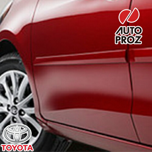 ヴィッツ Usトヨタ 逆輸入車 カスタム ドレスアップ メーカー純正 Usdm モール パーツ トヨタ 純正品 純正品 ボディサイドモールディング Toyota ブラックマイカ 9 オートプロズ 13 19年 店