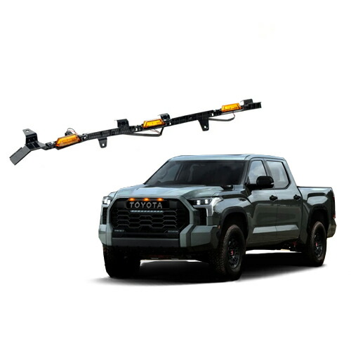 トヨタ・タンドラ TRD PRO ウィズアクセサリーマットブラック・チェイスカー 米国トヨタ タンドラでチェイスカーを製作 SEMAショー2021