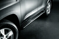 USトヨタ 純正品 TOYOTA ランドクルーザーランクル 2008-2011年式 ボディーサイドモールディング 4ピース シルバーメタリック｜オートプロズ 店