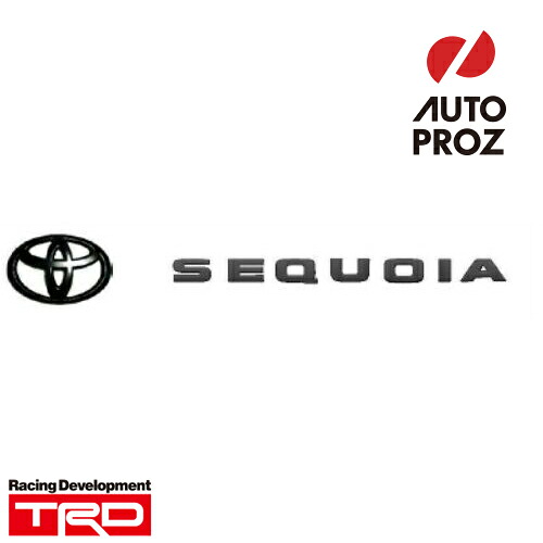USトヨタ 純正品 TOYOTA セコイヤ タンドラ 2020-2022年式 TRD Pro ブラックアウト エンブレム オーバーレイ ツヤあり|オートプロズ 店