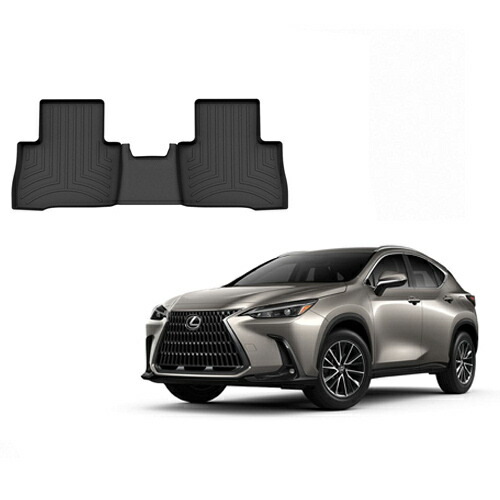 フロアマット レクサス AZ20型 NX 2021年式以降現行 ハイブリッド車両に適合 2列目 フロアライナー ブラック WeatherTech ウェザーテック 正規品