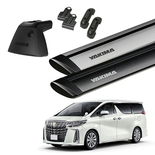 ベースキャリア トヨタ アルファード 30系 2015-2023年 ベースラインタワー ベースクリップ ジェットストリームバー セット YAKIMA ヤキマ 正規品画像