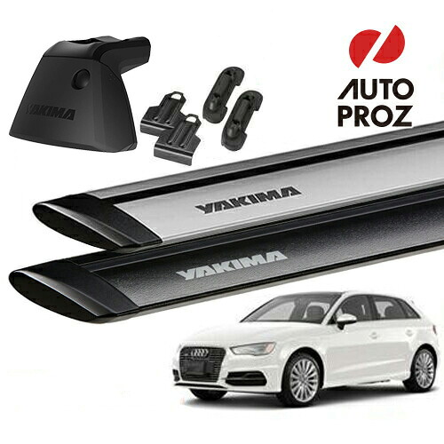YAKIMA 正規品 Audi アウディ A3/S3/RS3 スポーツバック ベースラックセット ベースライン ベースクリップ123,159 ジェットストリームバーS｜オートプロズ 店