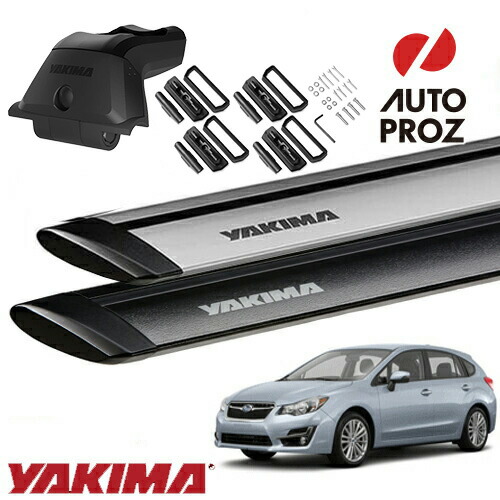 YAKIMA 正規品 スバル インプレッサハッチバック GP, GJ系に適合 フィックスポイント付き車両に適合 スカイラインタワー ランディングパッド22 ジェットストリームバーS｜オートプロズ 店